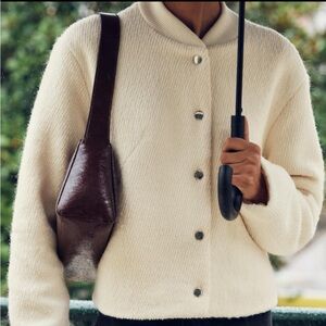 Zara Short Bomber Jacket